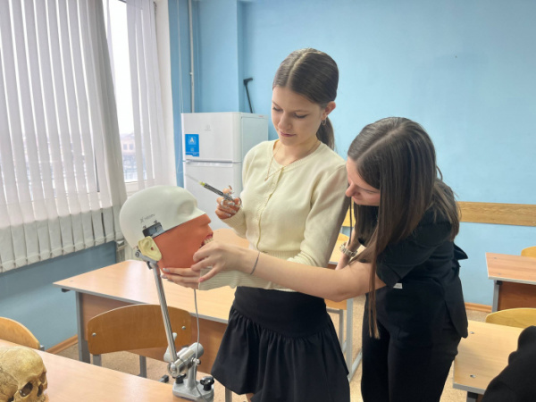 Школьники Волгограда познакомились с профессией врача стоматолога-хирурга