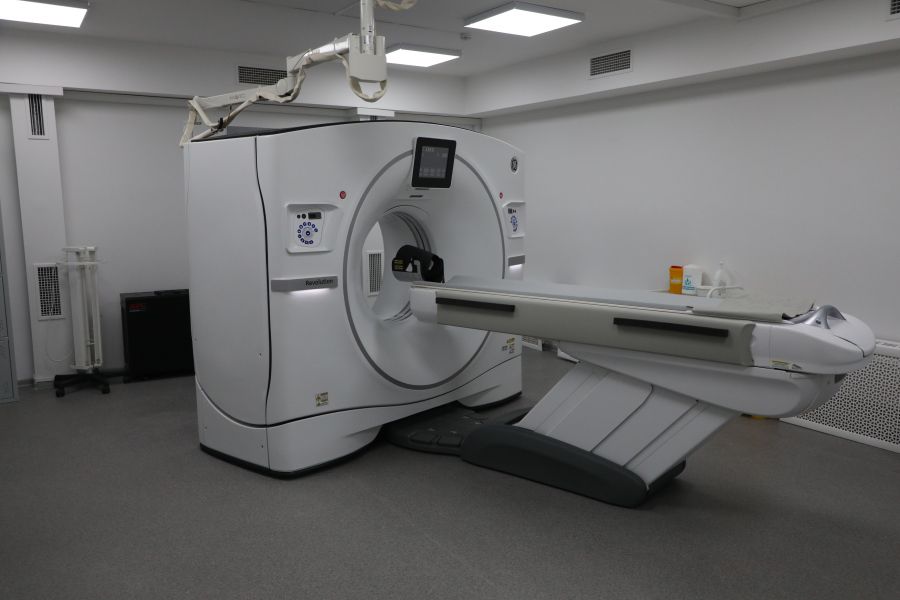 Первые пациенты прошли исследование на новом компьютерном томографе в клинике ВолгГМУ