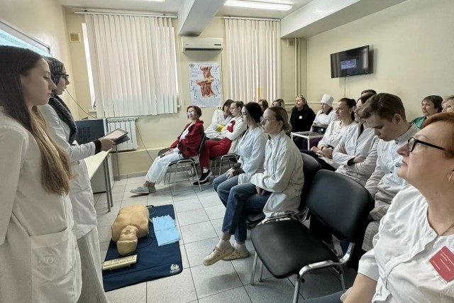 В ВолгГМУ прошло обучение медсестёр алгоритмам помощи при неотложных состояниях