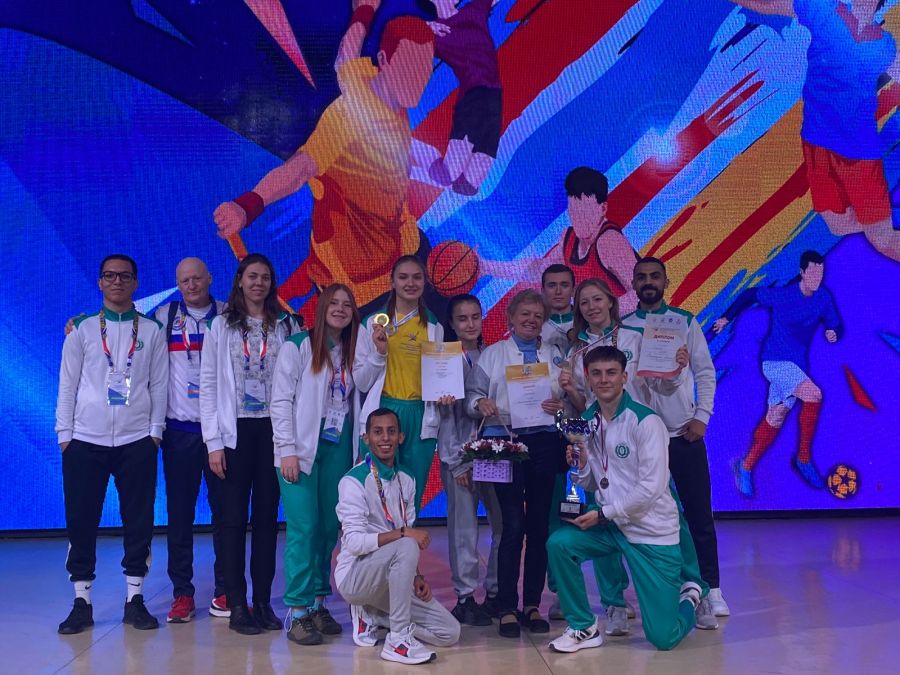 Спортсмены ВолгГМУ стали лучшими среди команд ЮФО на Всероссийском фестивале студенческого спорта