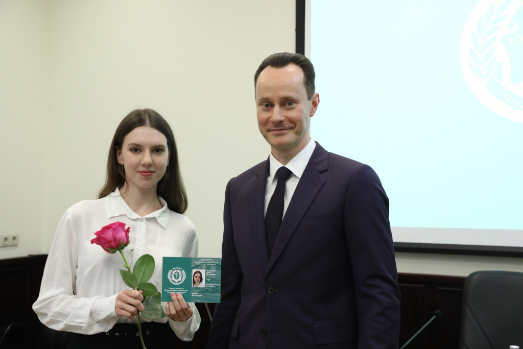 В зале заседаний Ученого совета состоялось чествование студентов