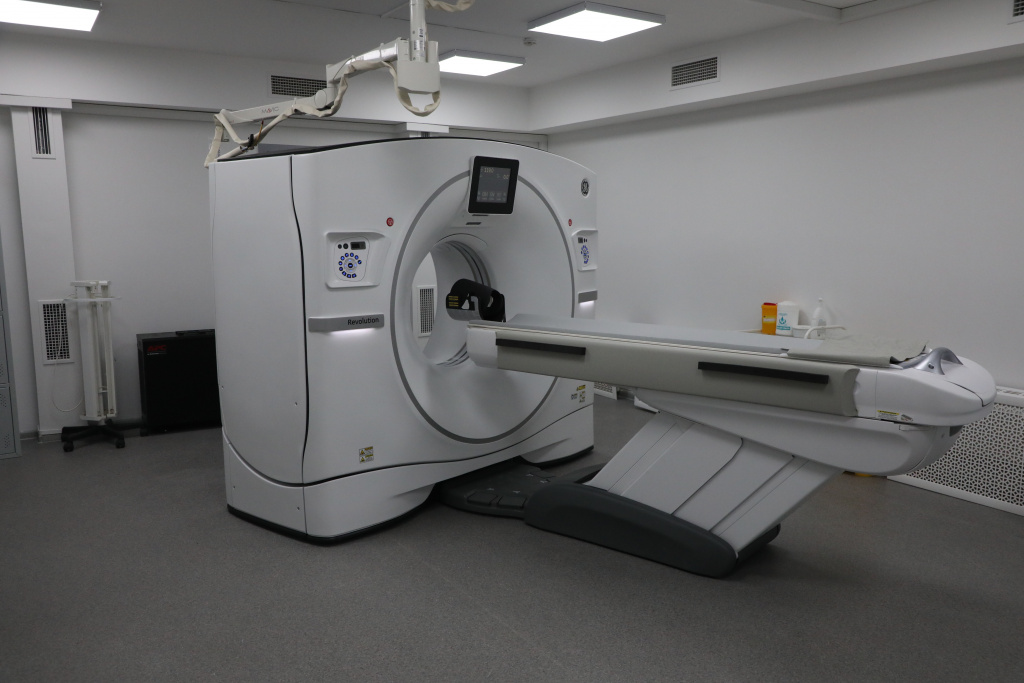 Новый компьютерный томограф на 256 срезов, полученный клиникой