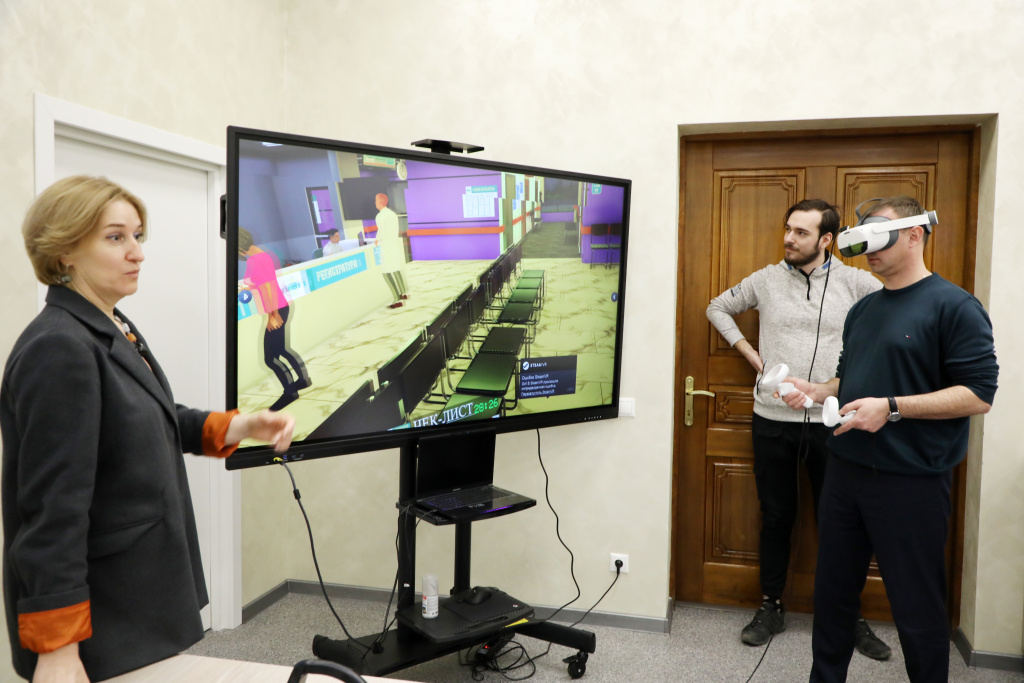 В ВолгГМУ начались тренинги с использованием VR-тренажеров
