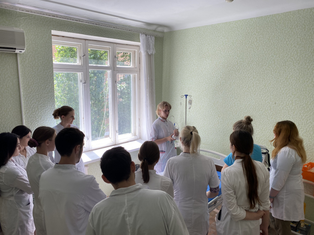 Студенты педиатрического факультета ВолгГМУ прошли практику на кафедре внутренних болезней