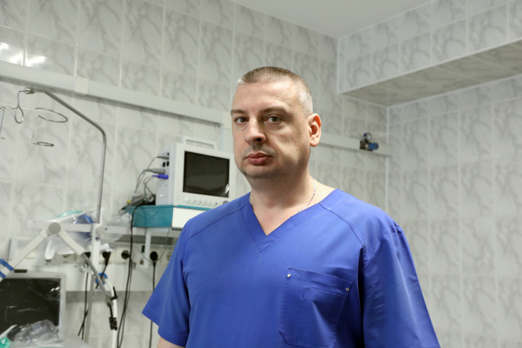 Заведующий отделением анестезиологии и реанимации Клиники №1 Андрей Лопушков