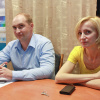 С.А.Безбородов и Н.В. Коняева на конкурсе 