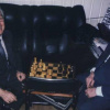 В.Ю. Миликевич и А.И. Дойников за любимой игрой – шахматы