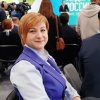 Всероссийский конкурс управленцев «Лидеры России» 2020 года. Алена Глинская в зале во время выступления министра здравоохранения Михаила Мурашко