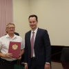 Награждение С.В. Дмитриенко
