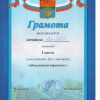 Грамота победителей