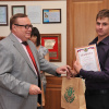 На приеме у ректора спортсмены - выпускники 2013 года