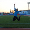 Анна Хоружая на спортивном фестивале «100 дней до Сочи»