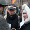Журналисты Евгения Доминникова, Евгения Москаленко на военной реконструкции