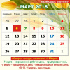 Календарь ВолгГМУ март 2018