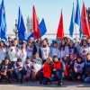 Забег волонтеров ЧМ на 2018 метров