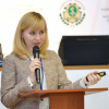 Юлия Викторовна Думцева, ассистент курса клинической стоматологии кафедры ортопедической стоматологии ВолгГМУ выступила с докладом «Анализ востребованности санаторно-курортного лечения у пенсионеров Министерства обороны РФ и военнослужащих г. Волгограда».