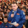 На встрече губернатора Волгоградской области Сергея Боженова с волгоградской молодежью 28 февраля 2012