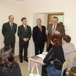 встреча ректора В.И.Петрова со студентами на открытии факультета 